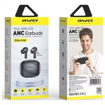 AWEI TA6 ANC Bluetooth Kopfhörer Schwarz