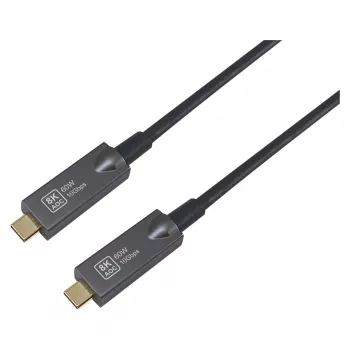 Equip USB-C 3.2 auf USB-C Active Optical Kabel 8K PD60W 5m Schwarz
