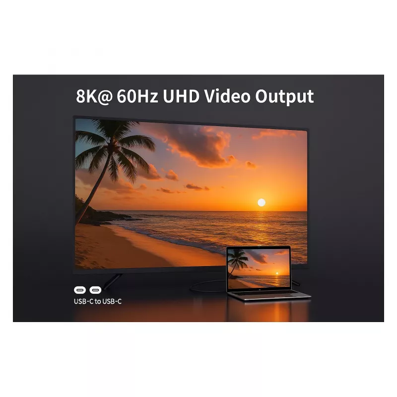 Equip USB-C 3.2 auf USB-C Active Optical Kabel 8K PD60W 5m Schwarz