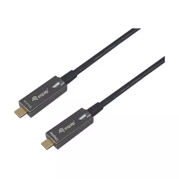 Equip USB-C 3.2 auf USB-C Active Optical Kabel 8K PD60W 5m Schwarz