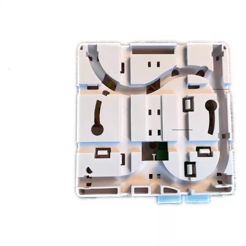 EFB Elektronik FTTH-Box für 4 SC-S- oder LC-D-Kupplungen 80x80 mit Kabelführung, Schrumpfversion