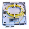 EFB Elektronik FTTH-Box für 4 SC-S- oder LC-D-Kupplungen 80x80 mit Kabelführung, Schrumpfversion