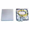 EFB Elektronik FTTH-Box für 4 SC-S- oder LC-D-Kupplungen 80x80 mit Kabelführung, Schrumpfversion