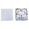 EFB Elektronik FTTH-Box für 4 SC-S- oder LC-D-Kupplungen 80x80 mit Kabelführung, Schrumpfversion