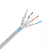 EXTRALINK CAT6A F/FTP Indoor Twisted Pair Kabel 50m Grau