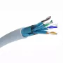 EXTRALINK CAT6A F/FTP Indoor Twisted Pair Kabel 50m Grau