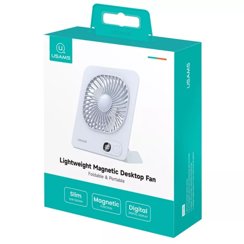 USAMS ZB363 Magnetischer Tischventilator Blau