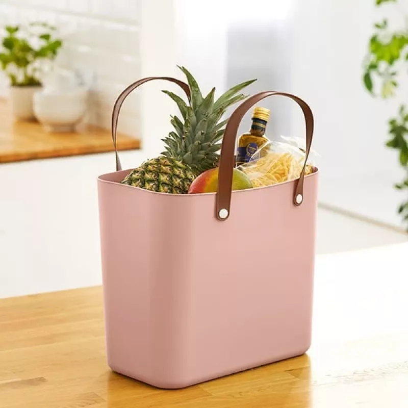 Rotho Multibag Albula Style 25L Aufbewahrungsbox, Meadow Rose