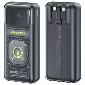 AWEI PowerBank P99K 20000mAh 22,5W Schwarz