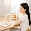 AWEI F45 Mini Tischventilator mit Clip, 1200mAh, Weiß