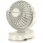 AWEI F45 Mini Tischventilator mit Clip, 1200mAh, Weiß