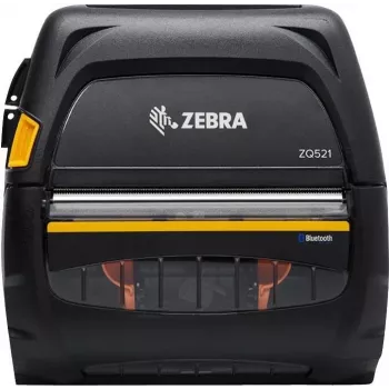 Zebra ZQ521 Thermodirekt-Mobildrucker - 203 dpi, 127 mm/s, USB 2.0, Bluetooth 4.1, NFC, Abrisskante, Standardakku