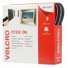VELCRO Selbstklebendes Haken- und Schlaufenband 20mm x 10m Schwarz