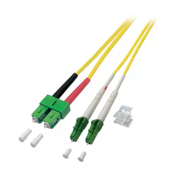 EFB Duplex Patchkabel LC/APC-SC/APC OS2 G652D 7,5m LSZH 2mm Gelb