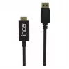 INCA DisplayPort to HDMI Cable 1,8 m 10,2 Gbit/s Black