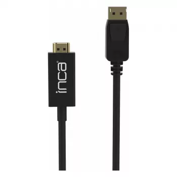 INCA DisplayPort to HDMI Cable 1,8 m 10,2 Gbit/s Black