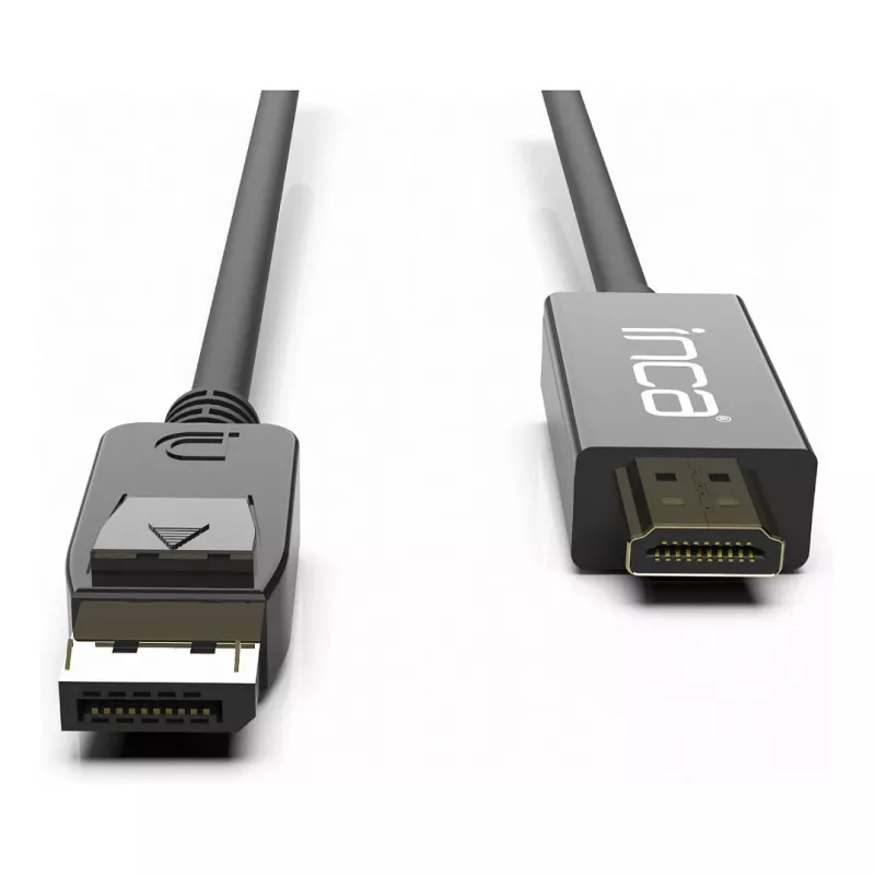 INCA DisplayPort to HDMI Cable 1,8 m 10,2 Gbit/s Black
