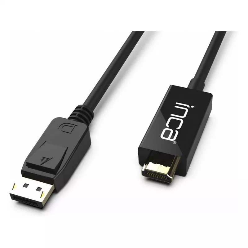 INCA DisplayPort to HDMI Cable 1,8 m 10,2 Gbit/s Black