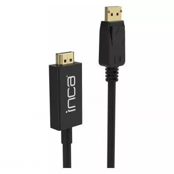 INCA DisplayPort to HDMI Cable 1,8 m 10,2 Gbit/s Black