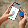 Chipolo POP Bluetooth Tracker mit austauschbarer Batterie für iOS & Android, Blau