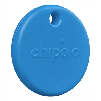Chipolo POP Bluetooth Tracker mit austauschbarer Batterie für iOS & Android, Blau