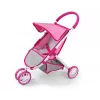 MILLY MALLY Puppenwagen Susie Prestige – Rosa/Grau/Weiß