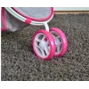 MILLY MALLY Puppenwagen Susie Prestige – Rosa/Grau/Weiß