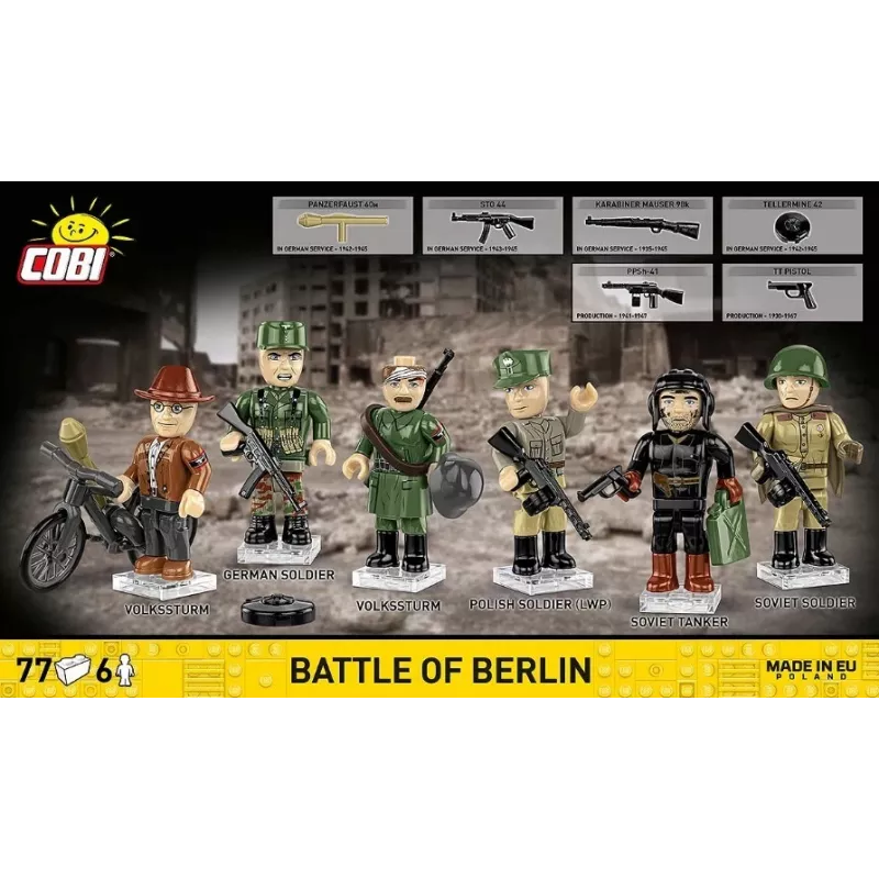 COBI Blocks Battle of Berlin 77 Teile