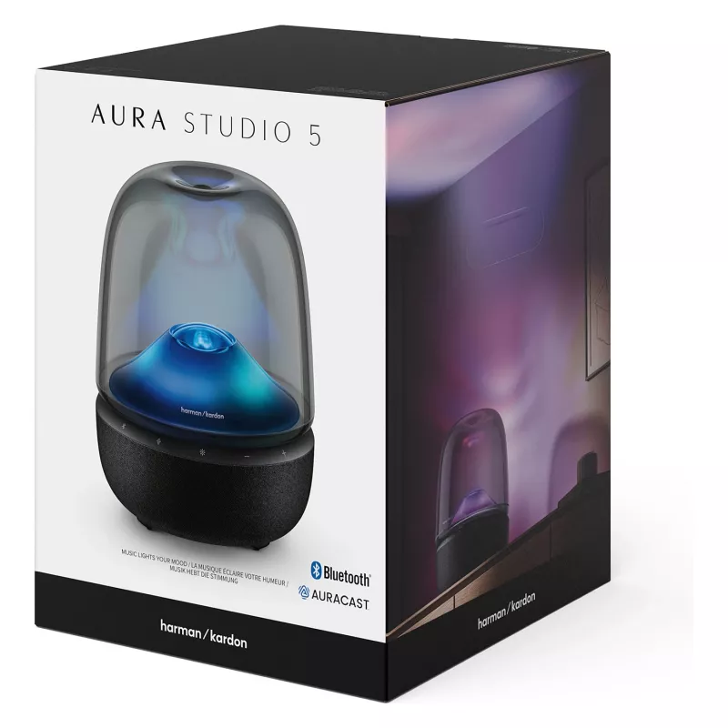 Harman Kardon Aura Studio 5 Schwarz Kabelloser Heimlautsprecher
