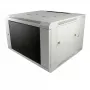 ALLNET 19 Zoll Wandgehäuse 15U 1-teilig Tiefe 450mm Lichtgrau Flat Pack SMA Serie