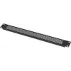 LANBERG 19 Zoll 1U perforierte Blindplatte Schwarz