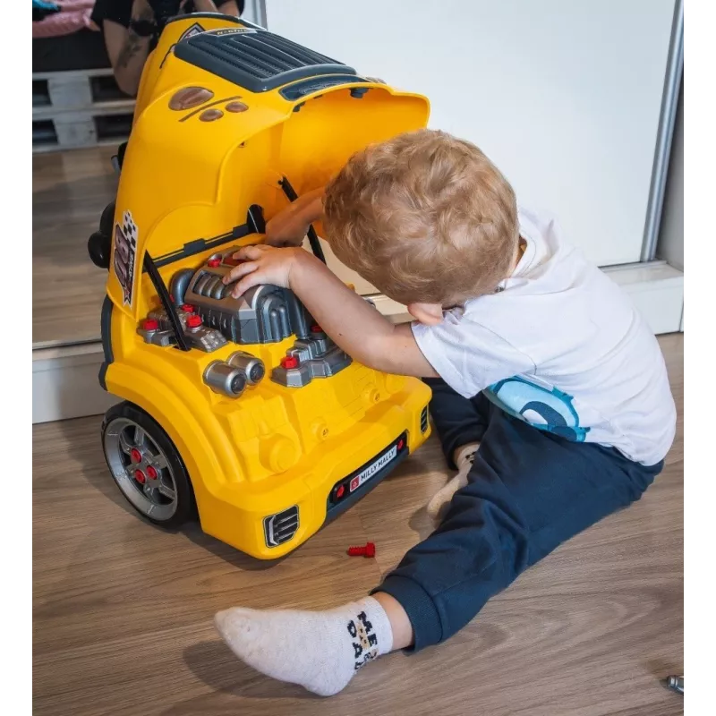 MILLY MALLY Mechanic Workshop Set mit zerlegtem Motor N-Gine Gelb