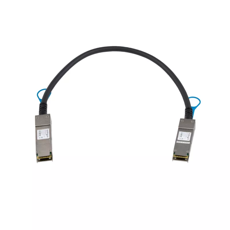 StarTech.com 0,5m QSFP+ Direct Attach Cable - MSA-konform - 40G QSFP+ Passive Twinax Cable - QSFP auf QSFP - Schwarz