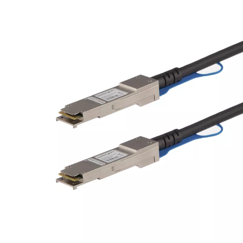 StarTech.com 0,5m QSFP+ Direct Attach Cable - MSA-konform - 40G QSFP+ Passive Twinax Cable - QSFP auf QSFP - Schwarz
