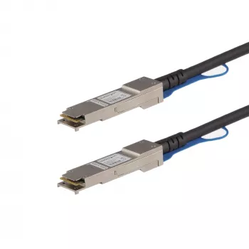 StarTech.com 0,5m QSFP+ Direct Attach Cable - MSA-konform - 40G QSFP+ Passive Twinax Cable - QSFP auf QSFP - Schwarz