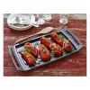 Staub Plancha induktionsfähige Gusseisen-Grillplatte, 38 cm, Schwarz