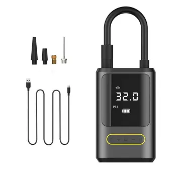 EXTRALINK Tragbarer Luftkompressor 4000 mAh 80W 150 PSI Powerbank mit LED-Taschenlampe
