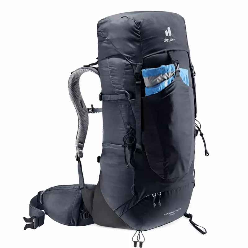Deuter Aircontact Lite 40+10 Rucksack Schwarz/Grau