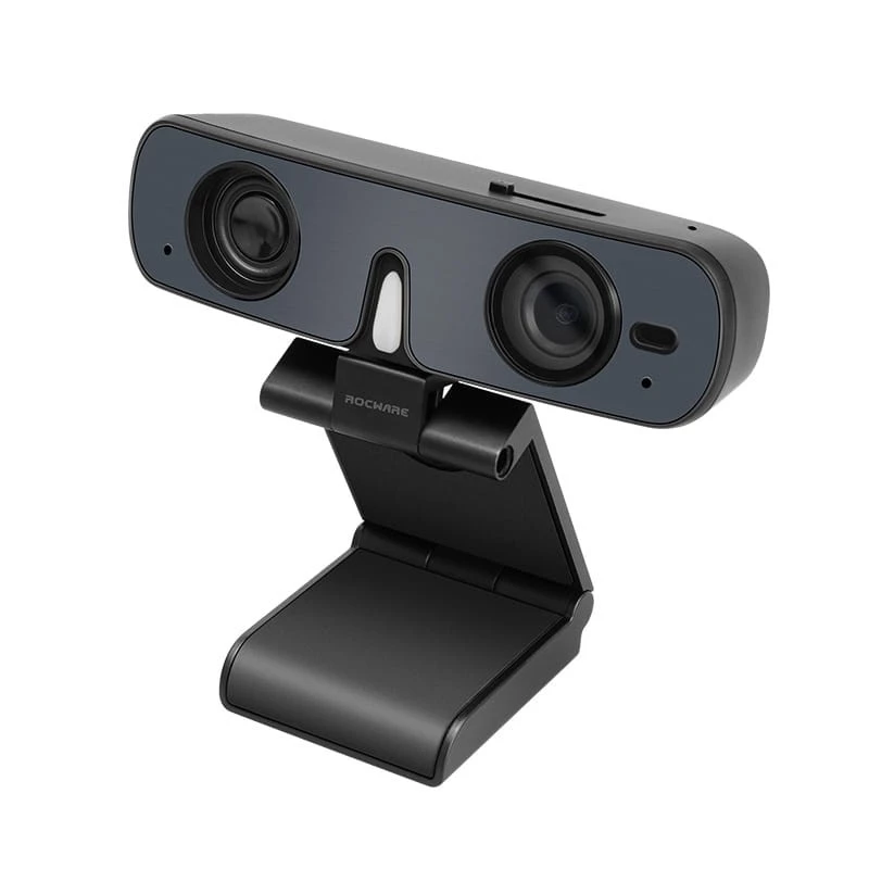 ROCWARE RC08P Kamera, Schwarz, USB, 1080i/720p, integriertes Mikrofon