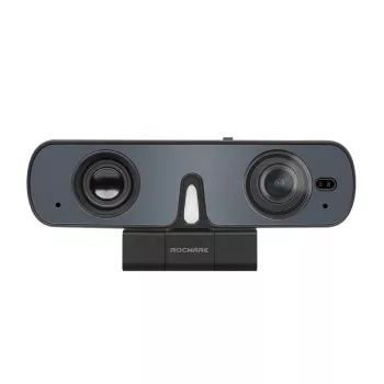 ROCWARE RC08P Kamera, Schwarz, USB, 1080i/720p, integriertes Mikrofon