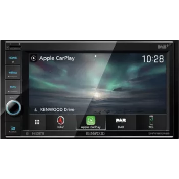 Kenwood DNR4190DABS 6,2 inch Touchscreen 2-DIN Bluetooth DAB+ Car Receiver mit Garmin Navigation