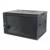 ALLNET SMA-Series 19 Zoll Wandgehäuse 12U 1-teilig 600mm Tiefe Schwarz Flat Pack
