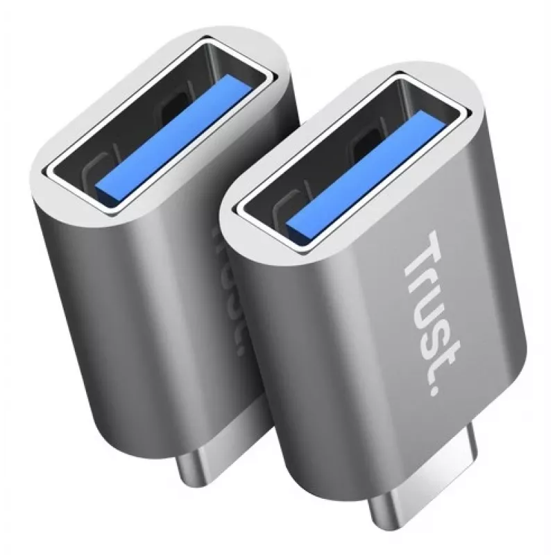 Trust Calyx USB-C-auf-USB-A-Adapter, 2er-Pack