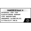 COBI Historical Collection Panzer III Ausf. H Bausatz, 963 Teile