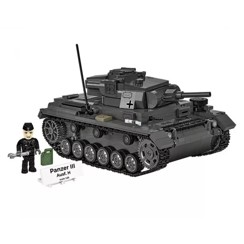 COBI Historical Collection Panzer III Ausf. H Bausatz, 963 Teile