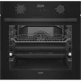 MPM-63-BO-30 Einbau-Elektrobackofen Schwarz, 67L, 9 Funktionen, Energieklasse A