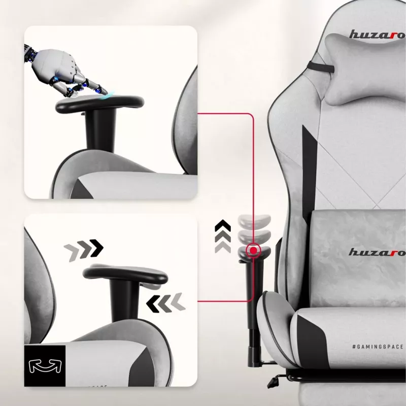 Huzaro Force 5.7 Grey Gaming Chair