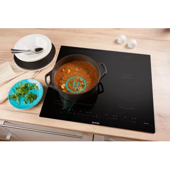 Gorenje Induktionskochfeld GI6432BSC 60 cm Schwarz mit PowerBoost, Timer, Kindersicherung