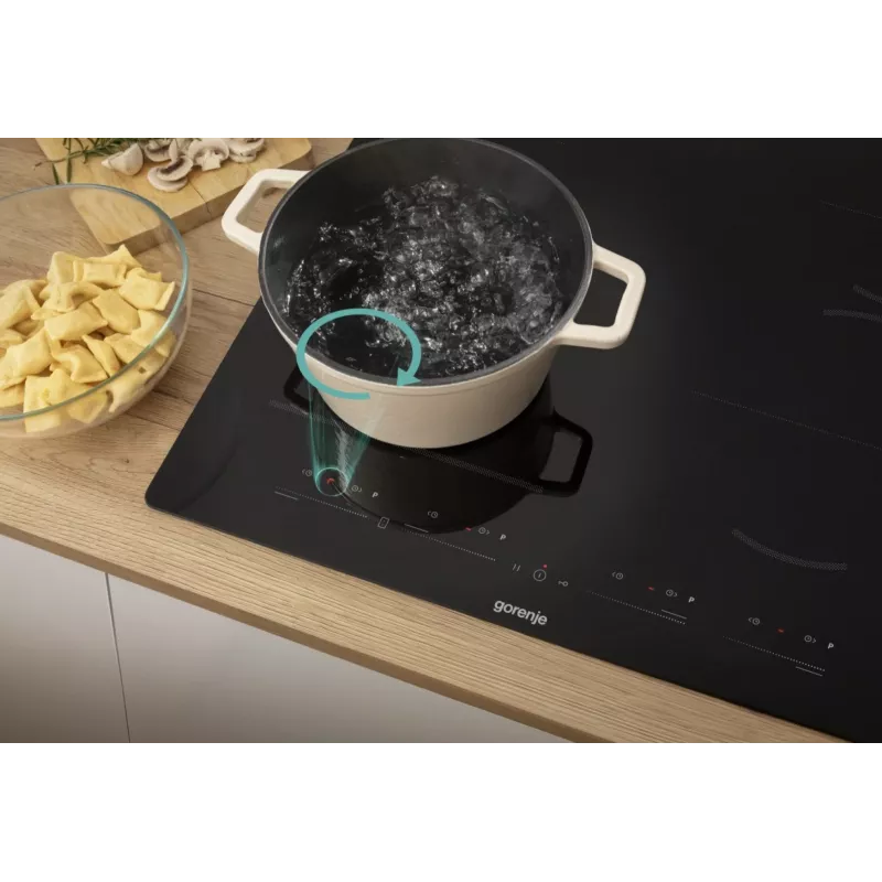 Gorenje Induktionskochfeld GI6432BSC 60 cm Schwarz mit PowerBoost, Timer, Kindersicherung