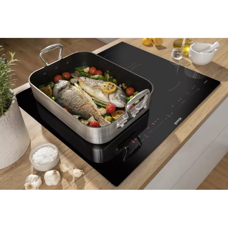 Gorenje Induktionskochfeld GI6432BSC 60 cm Schwarz mit PowerBoost, Timer, Kindersicherung